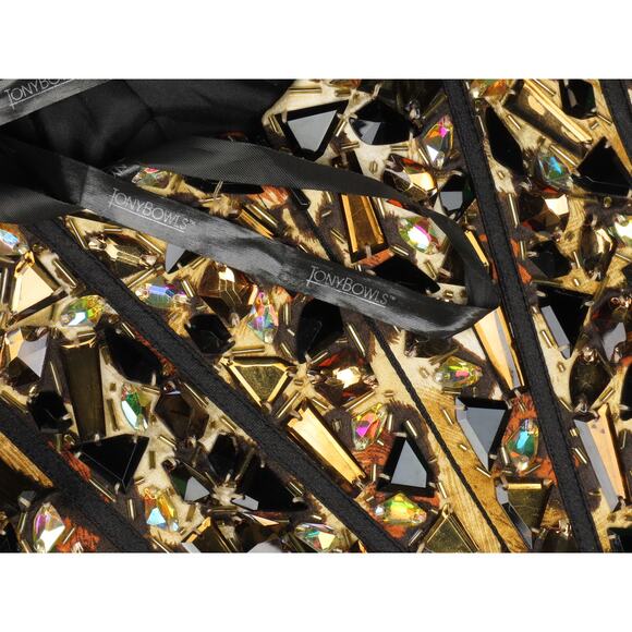 Tony Bowls Beaded Tulle Evening Cocktail Party Formal Prom Mini Dress XS - Picture 10 of 11